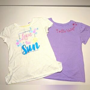 2 girls 365 shirts size 7